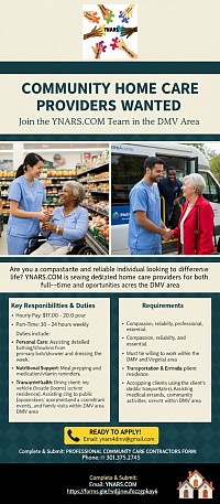 Complete & Submit: Professional Community Care Contractors Form: https://forms.gle/VYDJJNEufoZgPKAY6