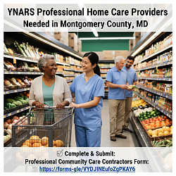 Seeking Professional Community home Care providers in Montgomery County, MD